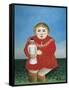 The Girl with a Doll-Henri Rousseau-Framed Stretched Canvas
