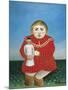 The Girl with a Doll-Henri Rousseau-Mounted Art Print