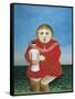 The Girl with a Doll-Henri Rousseau-Framed Stretched Canvas