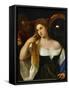 The Girl with a Mirror, Around 1515-Titian (Tiziano Vecelli)-Framed Stretched Canvas