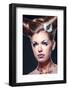 The Girl with Fancy Makeup-SunDraw-Framed Photographic Print