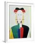 The Girl with the Hat-Kasimir Malevich-Framed Giclee Print