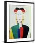 The Girl with the Hat-Kasimir Malevich-Framed Giclee Print