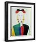 The Girl with the Hat-Kasimir Malevich-Framed Giclee Print