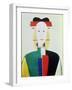 The Girl with the Hat-Kasimir Malevich-Framed Giclee Print