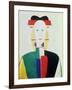 The Girl with the Hat-Kasimir Malevich-Framed Giclee Print