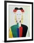 The Girl with the Hat-Kasimir Malevich-Framed Giclee Print