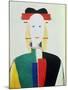The Girl with the Hat-Kasimir Malevich-Mounted Giclee Print