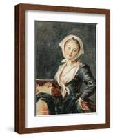 The Girl with the Marmot, c.1785-8-Jean-Honore Fragonard-Framed Giclee Print