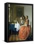 The Girl with the Wineglass, 1659-1660-Johannes Vermeer-Framed Stretched Canvas