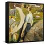 The Girl, Zennor-Harold Harvey-Framed Stretched Canvas