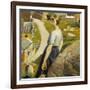 The Girl, Zennor-Harold Harvey-Framed Giclee Print