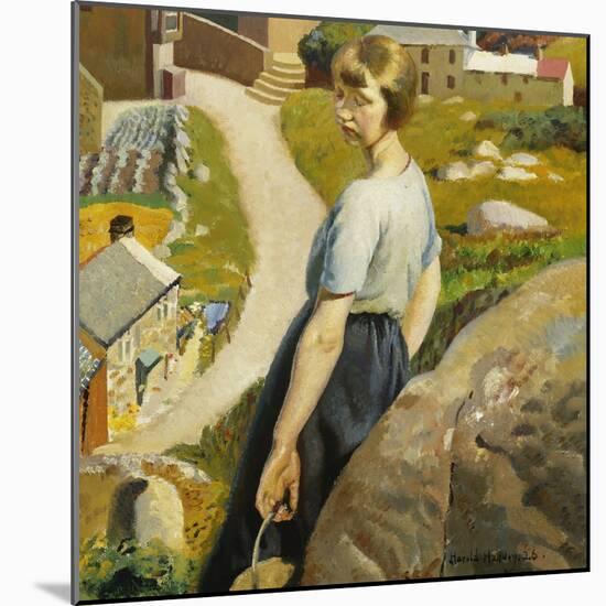 The Girl, Zennor-Harold Harvey-Mounted Giclee Print