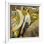 The Girl, Zennor-Harold Harvey-Framed Giclee Print