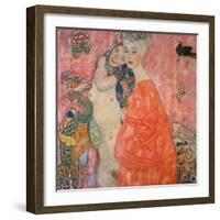 The Girlfriends, 1916/17-Gustav Klimt-Framed Giclee Print