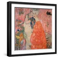 The Girlfriends, 1916/17-Gustav Klimt-Framed Giclee Print