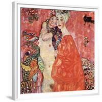 The Girlfriends-Gustav Klimt-Framed Premium Giclee Print