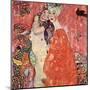 The Girlfriends-Gustav Klimt-Mounted Art Print