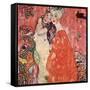 The Girlfriends-Gustav Klimt-Framed Stretched Canvas