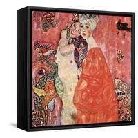 The Girlfriends-Gustav Klimt-Framed Stretched Canvas