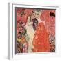 The Girlfriends-Gustav Klimt-Framed Art Print