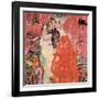 The Girlfriends-Gustav Klimt-Framed Art Print