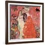 The Girlfriends-Gustav Klimt-Framed Art Print