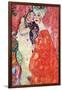 The Girlfriends-Gustav Klimt-Framed Art Print