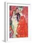 The Girlfriends-Gustav Klimt-Framed Art Print