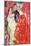 The Girlfriends-Gustav Klimt-Mounted Art Print
