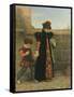 The Girlhood of Saint Theresa-John Everett Millais-Framed Stretched Canvas