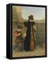 The Girlhood of Saint Theresa-John Everett Millais-Framed Stretched Canvas