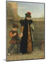 The Girlhood of Saint Theresa-John Everett Millais-Mounted Giclee Print