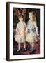 The Girls Cahen D'Anvers-Pierre-Auguste Renoir-Framed Art Print