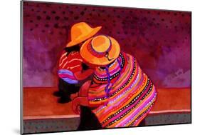 The Girls of Guatemala-John Newcomb-Mounted Giclee Print