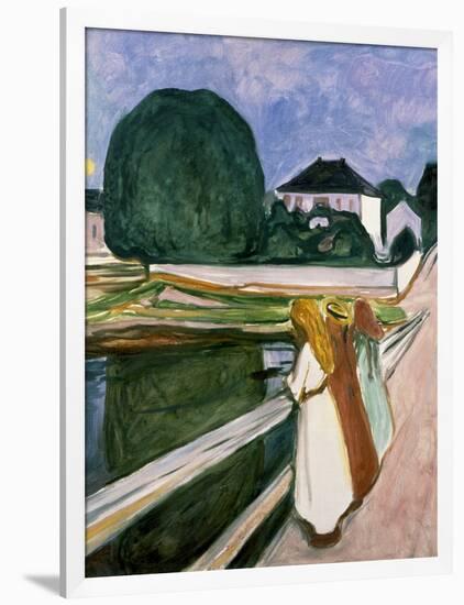 The Girls on the Pier, 1901-Edvard Munch-Framed Art Print