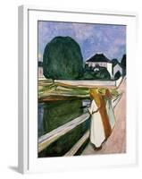 The Girls on the Pier, 1901-Edvard Munch-Framed Art Print