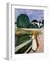 The Girls on the Pier, 1901-Edvard Munch-Framed Premium Giclee Print