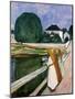 The Girls on the Pier, 1901-Edvard Munch-Mounted Premium Giclee Print