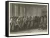 The Girondists Marched to Death-Ary Scheffer-Framed Stretched Canvas