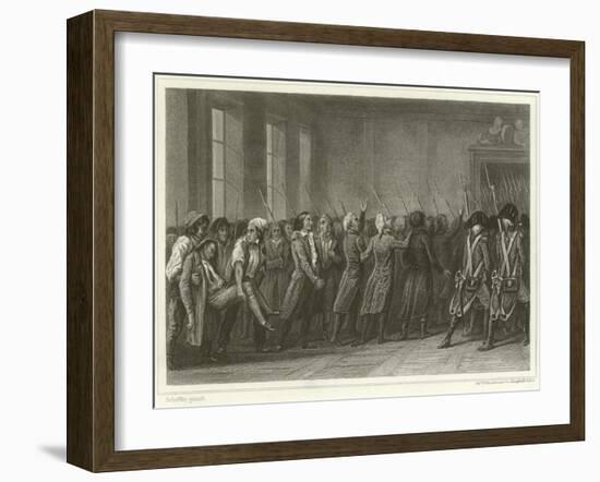 The Girondists Marched to Death-Ary Scheffer-Framed Giclee Print