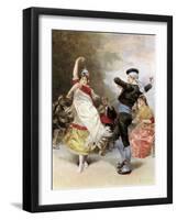 The Gitanas of Granada, 1889-Marghetti Marghetti-Framed Giclee Print