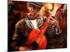 The Gitarrero - The Guitar Player-Markus Bleichner-Mounted Art Print