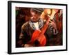 The Gitarrero - The Guitar Player-Markus Bleichner-Framed Art Print