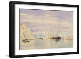 The Giudecca with S. Giorgio Maggiore, Venice, 1857-James Holland-Framed Giclee Print