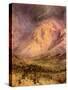 The giving of the law on Mount Sinai - Bible-William Brassey Hole-Stretched Canvas