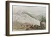 The Glacier and the Chamonix Valley, Engraved by Adolphe Bayot (1810-66) Mid 19th Century-Felix Benoist-Framed Giclee Print