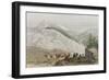 The Glacier and the Chamonix Valley, Engraved by Adolphe Bayot (1810-66) Mid 19th Century-Felix Benoist-Framed Giclee Print