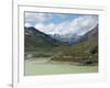 The Glacier Express Train Near St. Moritz, Canton Graubunden, Swiss Alps, Swiitzerland, Europe-Angelo Cavalli-Framed Photographic Print