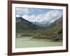 The Glacier Express Train Near St. Moritz, Canton Graubunden, Swiss Alps, Swiitzerland, Europe-Angelo Cavalli-Framed Photographic Print